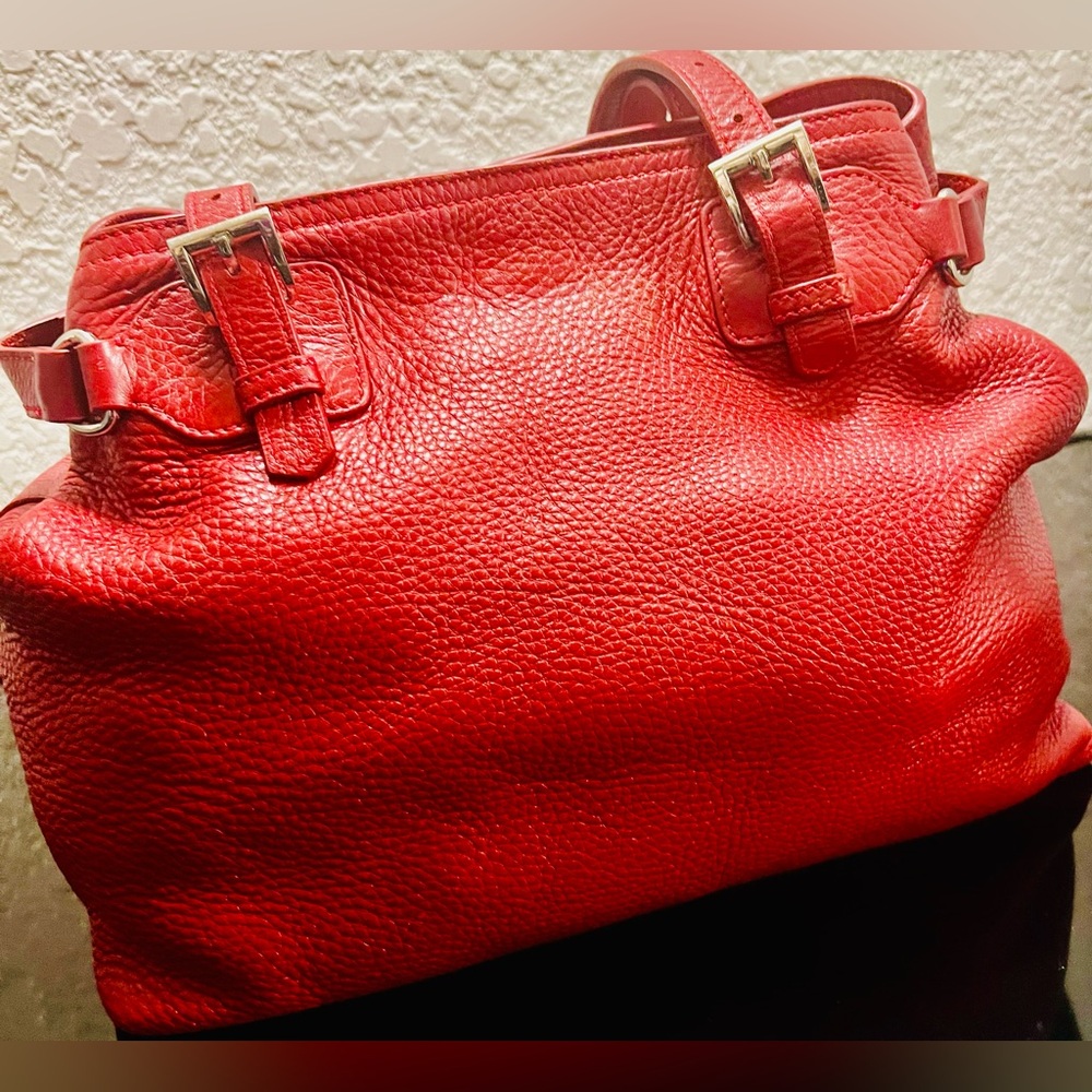 💫💫💯BEAUTIFUL VINTAGE 🛍️🛍️PRADA 🛍️🛍️Camel Vitello Diane Leather Bag💫💫💫